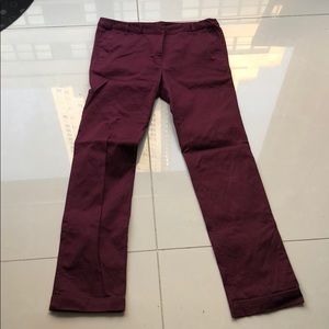 Maroon Pants